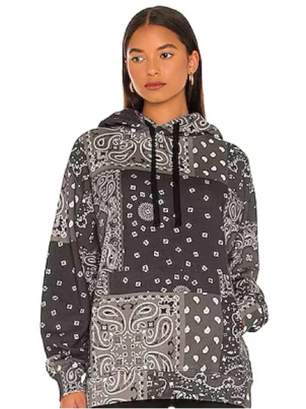 IRO Paisley Patchwork Hoodie